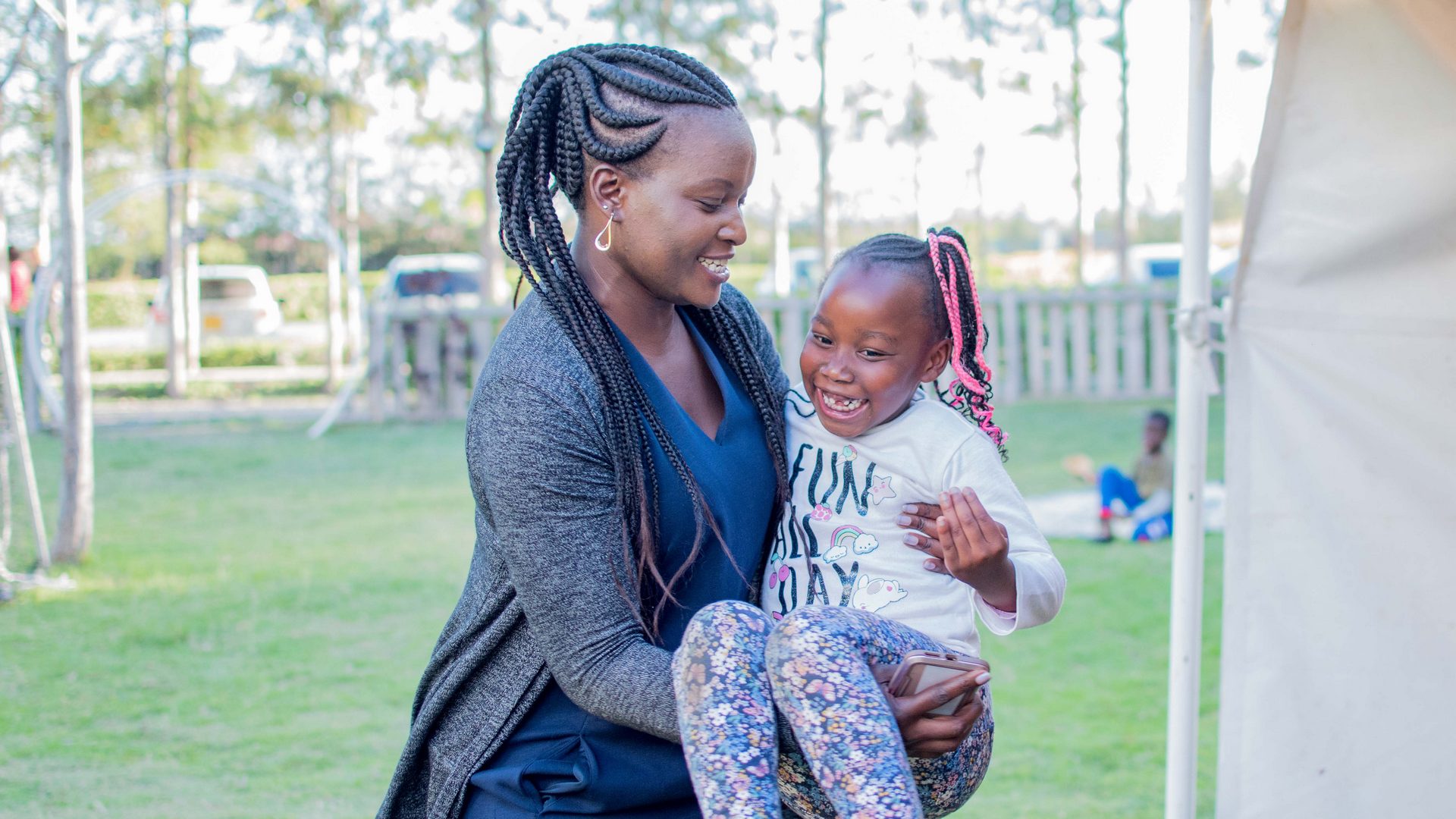 Children in the community.