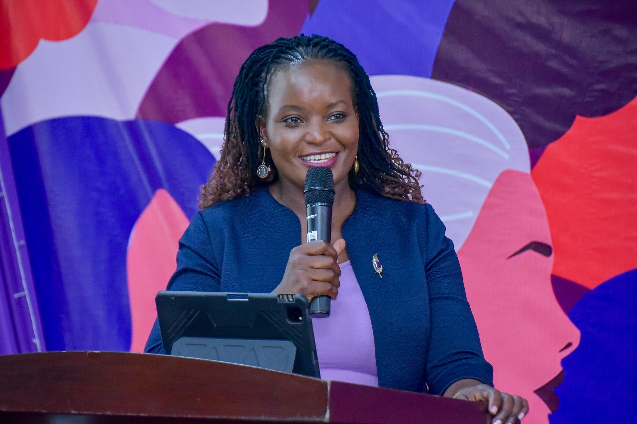 Portrait of Hon. Harriette Chiggai, Founder and Chair of the Harriette Chiggai Foundation, and President's Advisor on Women's Rights, Republic of Kenya.